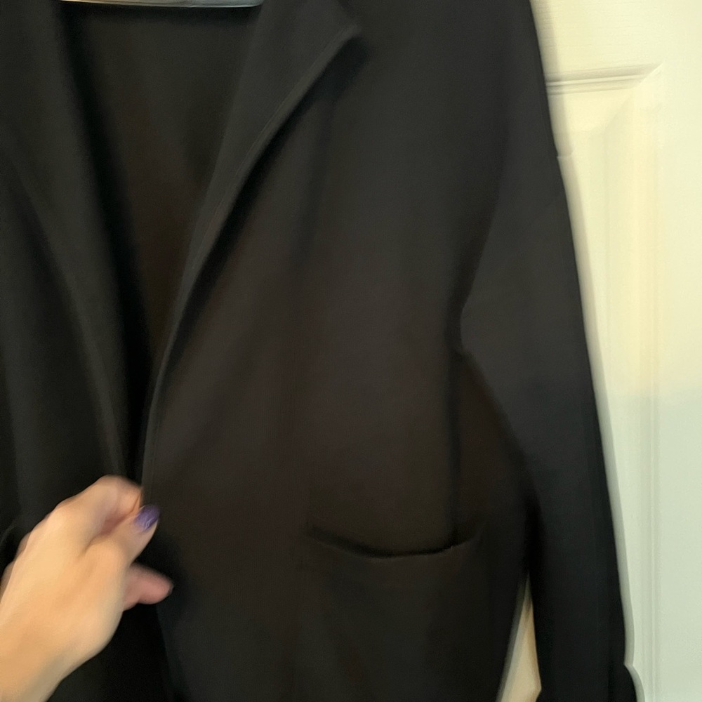 Chaps Black Blazer Classic Suit Jacket